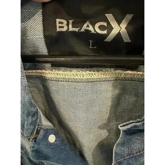 Black X  Mens Blue Denim Jacket  -  Large - Picture 2 of 5